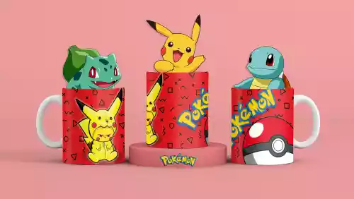 vectores plantilas POKEMON,CARICATURA,